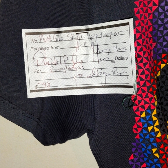 Gas Mask or Skull Face Image- Tee Shirt Size Men's Large-Done by H&M Divided Blu - Picture 5 of 5